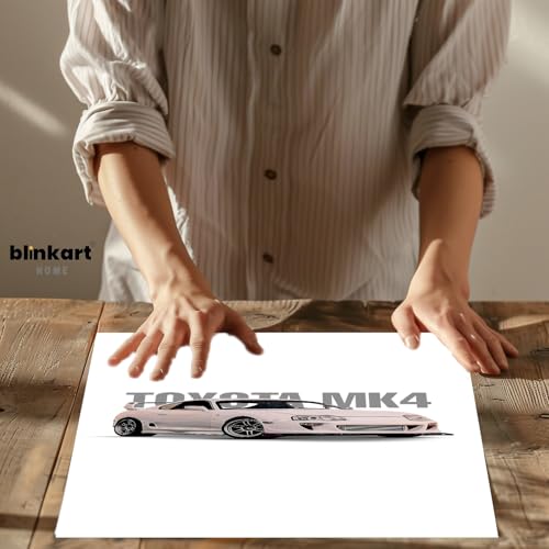 Image of BLINKART Toyota Supra MK4Car Posters Sticker Gift Items for Boys Room Wall Decor || Comes with Double-Sided Tape|| Decoration Bedroom Living Room Office Studio Decor | 12x18 In (A3) - CAR-274