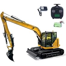 TOUCAN RC HOBBY 1/14 C308 RC Hydraulic Excavator 4 Valve Remote Control Construction Vehicle Extended Arm Brushless Motor No Sounds Charger