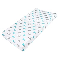 TL Care Supreme 100% Natural Cotton Jersey Knit Fitted Cradle Sheet White Soft Breathable For Boys And Girls - View #9