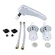 Danco 10661 Wasserhahn, für Wohnmobil, Garten, Badewanne, Chrom, 1