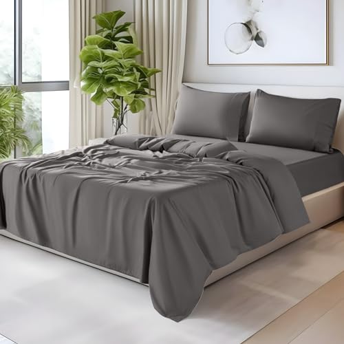 Image of SONORO KATE 100% Egyptian Cotton Sheets,1200 Series,Full Size