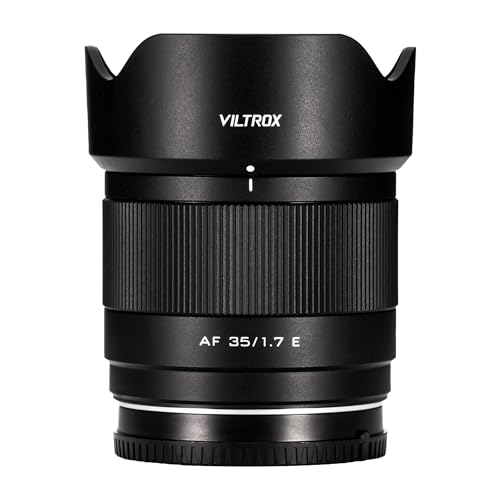Image of VILTROX 35mm f1.7 E Lens for Sony E Mount, Autofocus Lens Large Aperture Prime Lens Compatible with Sony E-Mount Cameras a7cr a7cii a7c zv-e100 a7iv a7iii a6700 a6600 a6400