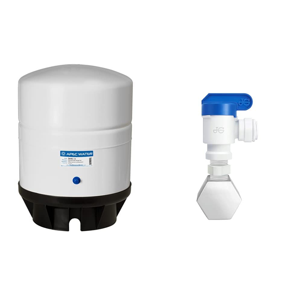 APEC Water Systems 14 Gallon Tank Bundle with Ball Valve and Fittings