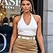 SANSTHS Belts for Women for Jeans Pants Dresses, Plus Size Belts for Women with Fashion Gold Buckle, White XXL