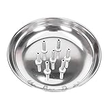 Stainless Steel Incense Holder with ash Catcher Plate Stainless Steel Incense Holder Stainless Steel Agarbatti Stand Traditional Religious and Spiritual Use and Also for Ethnic Festival for Multipurpo