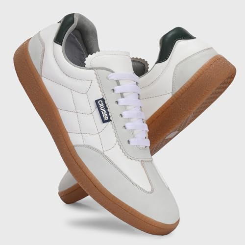Image of Cruiser Mens Sneaker | Comfort & Style with Soft Cushioned Insole |Stylish Casual Sneakers for Men | Trendy Lace-Up Design for Casual Outfits (2608)