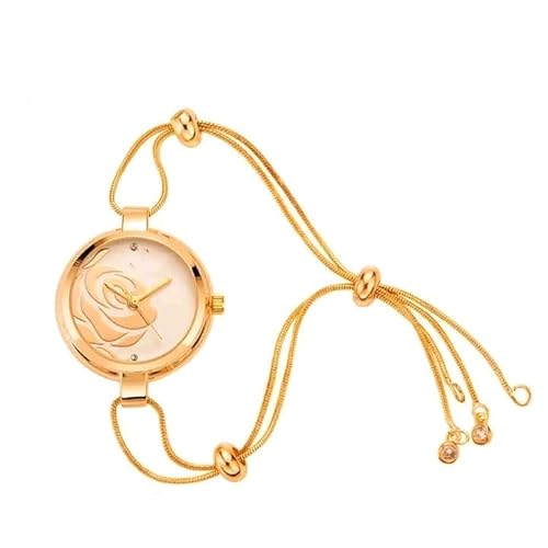 Fashion Women Wrist Watch, Adjustable Metal Band, Color (Ros...