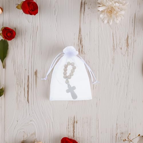 Petits Chapelets Doigt en Bois pour Cadeaux Invités