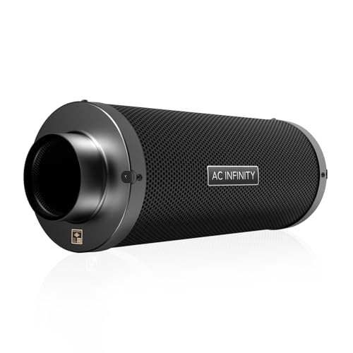 AC Infinity Aktivkohlefilter XL 150mm mit mit hochwertiger australischer Virgin-Kohle für Inline-Rohrventilatoren Geruchskontrolle Hydrokulturen Grow Räume