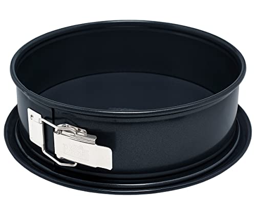 Birkmann, Premium Baking, Springform Ø 28 cm, runde, auslaufsichere Kuchenform, aus Emaille, beste Antihaftbeschichtung, mit Edelstahlverschluss, PFOA-frei, mit 9 cm extra hohem Rand, 882027