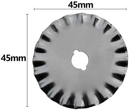 10pcs 45mm Rotary Cutter Patchwork Crafts Roller Blades For Cloth Fabric Leather Paper Trimmer Diy Home Sewing Tools - Cutting - - (Color: A)