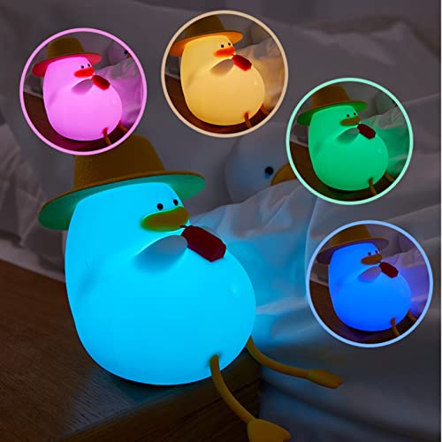 Lámpara de noche infantil de silicona multicolor USB portátil miniatura 2