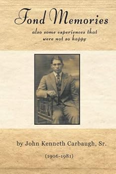 Paperback Fond Memories: also some experiences that were not so happy Book