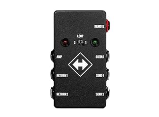 Features an input, one output and two separate selectable effect loops (send/return), plus an A/B toggle switch controlled by the red JHS remote switching system. . The foot switch is 100% True Bypass, so it is turned off, it does not affect your sig...