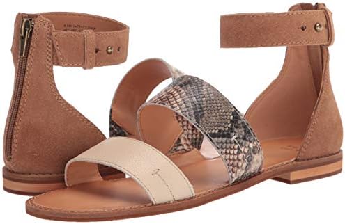 Frye and Co. Women's Evie 2 Band Sandal Flat, Snake Multi, 7 M US | Image 6
