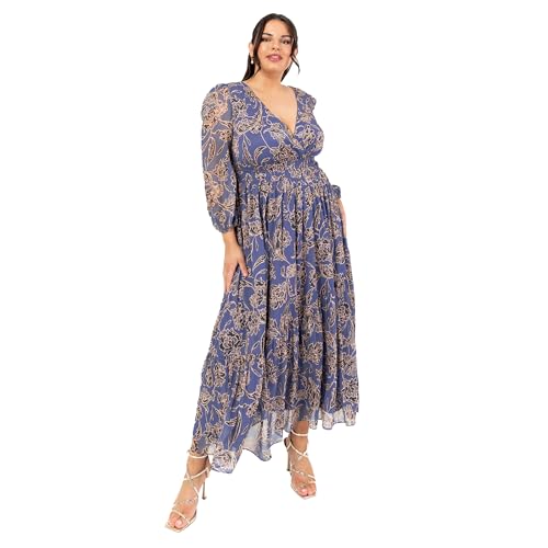 Robe longue fleurie chic pour vos soirées d'été et sorties décontractées