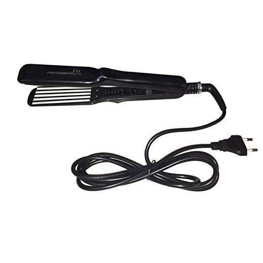 TechHark Professional Feel Neo Tress Pro Hair Crimper for Girls (Black)