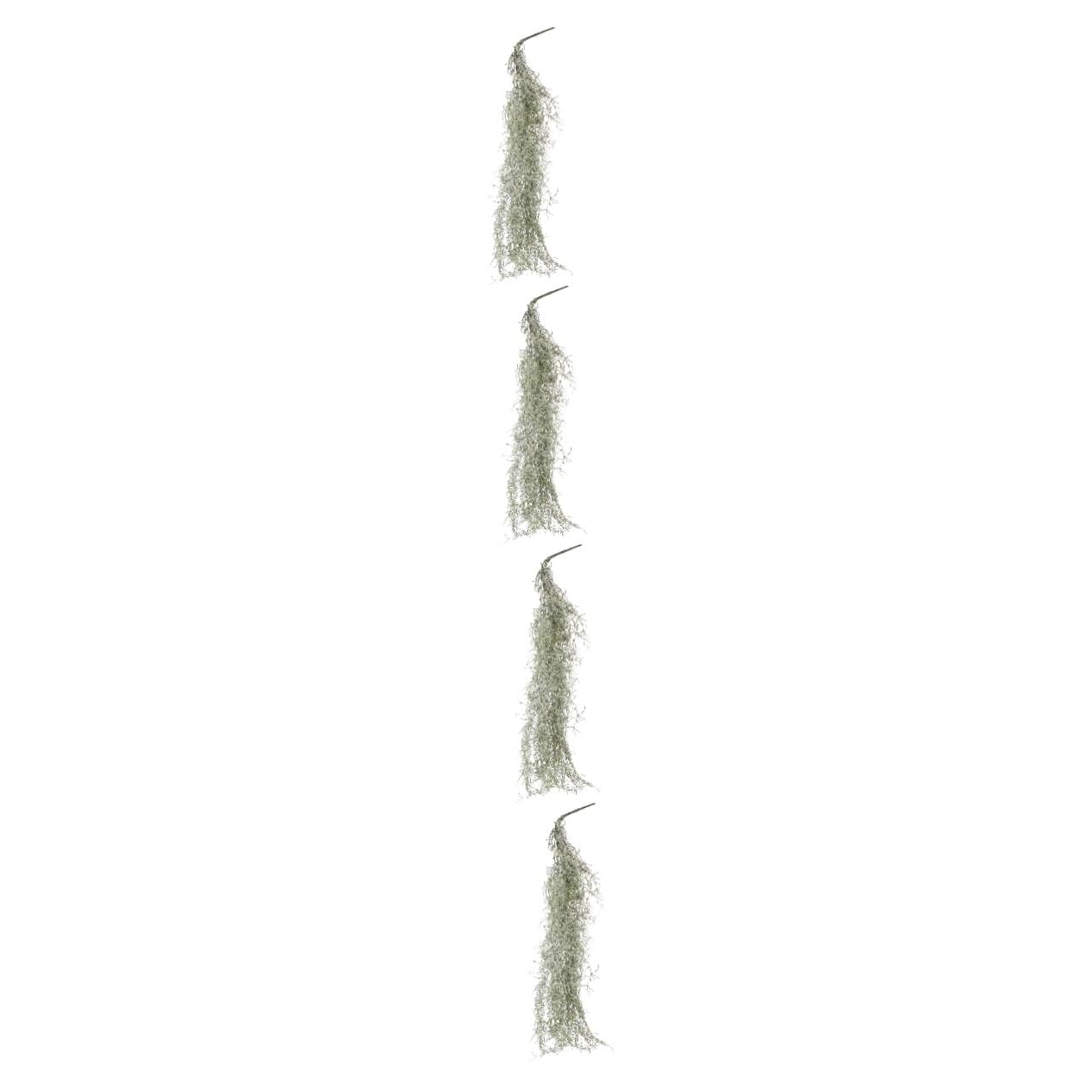 Cabilock 4pcs Hanging Moss Garland Vine Moss Artificial for Terrarium Dried Craft Decor