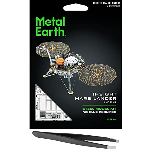 Maquette 3D Insight Mars Lander puzzle métal kit astronomie adulte avec pince