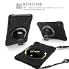 BRAECN for Samsung Galaxy Tab S5e Case 10.5 inch 2019, Heavy Duty Shockproof Case with 360 Rotating Kickstand/Hand Strap&Shoulder Strap for Galaxy Tab S5e 10.5 Tablet SM-T720/SM-T725-Black