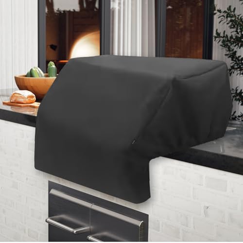 Image of SPIRE Built-in 6 Burner Grill Top Cover Polyester PVC Blend with Mesh Vent