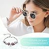 Hicarer 27 Pieces Snake Charm Bracelet Chain Adjustable Charm Bracelet Chain with Heart Shape Extender Copper DIY for Women Jewelry Making(7.9 Inch,Silver) #4