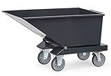 Muldenkipper; Kastenmaße: 1200x652x413 mm; Außenmaß: 1359x713x780; Traglast: 750 kg; Schüttkantenhöhe: 780 mm