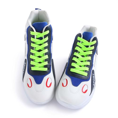 Image of VSUDO Shoe Laces for Sneakers, Shoelaces for Sneakers, Athletic Shoelaces | 8mm Flat Men Women Replacement Shoe Strings, Durable Polyester, Stay Tied, Running Walking Gym Sports Shoestrings