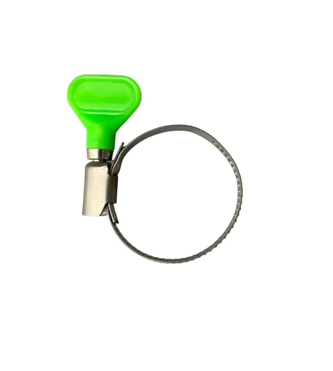 Abrazadera para Manguera con Tornillo de Mariposa en Acero Inoxidable 32-50mm Montaje a Mano - Sin Herramientas(10pcs,16-27mm)