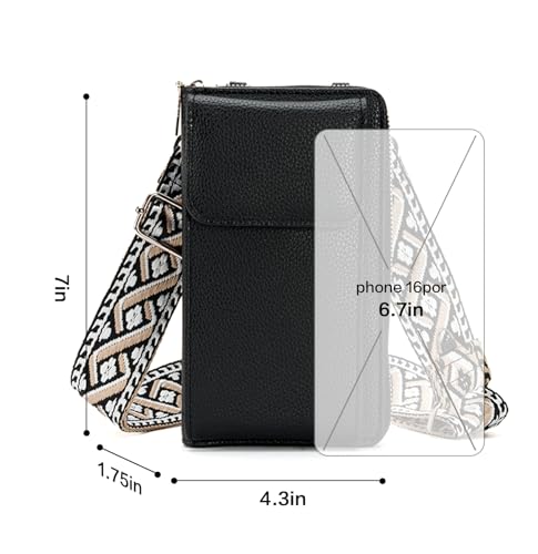 Small Leather Crossbody Bags for Women, Mini Over Shoulder Handbag Purse with Credit Card Slot2