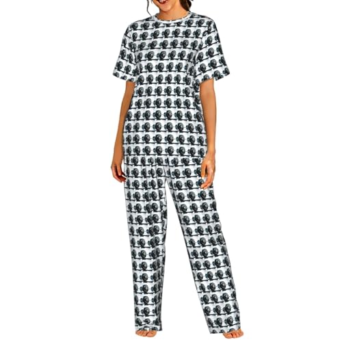 Pyjama léger femme haltérophilie avec haut manches courtes