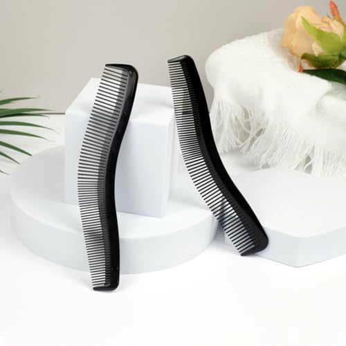 Set de 2 Peines De Peluquería Negro Doble Cara miniatura 7