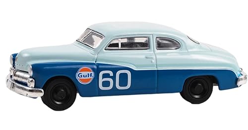 Collectibles Greenlight 41145-B Gulf Oil Special Edition Series 2-1950 Mercury Eight Coupe #60 1/64 Scale, Blue Collectibles Greenlight 41145-B Gulf Oil Special Edition Series 2-1950 Mercury Eight Coupe #60 1/64 Scale, Blue
