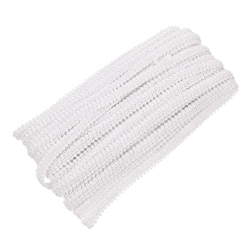 SEWOART 1roll Fringe Curtain Trim Decorative Lace Edging for Sewing Crafts Yards Wave Pattern Home Decor for Cushions Curtains and Projects