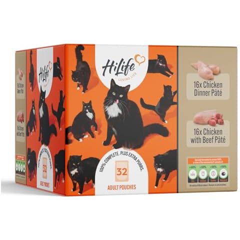 HiLife Adult Wet Cat Food, Chicken & Beef Cover