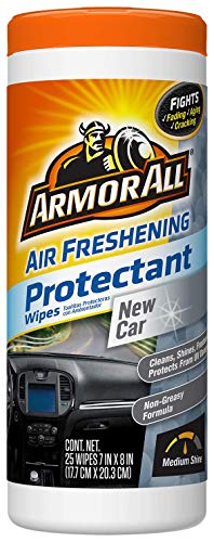 Image of Armor All Car Interior Cleaner Protectant Wipes - Cleaning for Cars & Truck & Motorcycle, New Car, 25 Count (Pack of 6), 78533-6PK