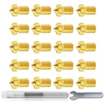 Sea3D Nozzle Box 10x Messing + 6x Edelstahl Düse Für Anycubic, E3d V6 Prusa 0 4mm 1mm Sea3d