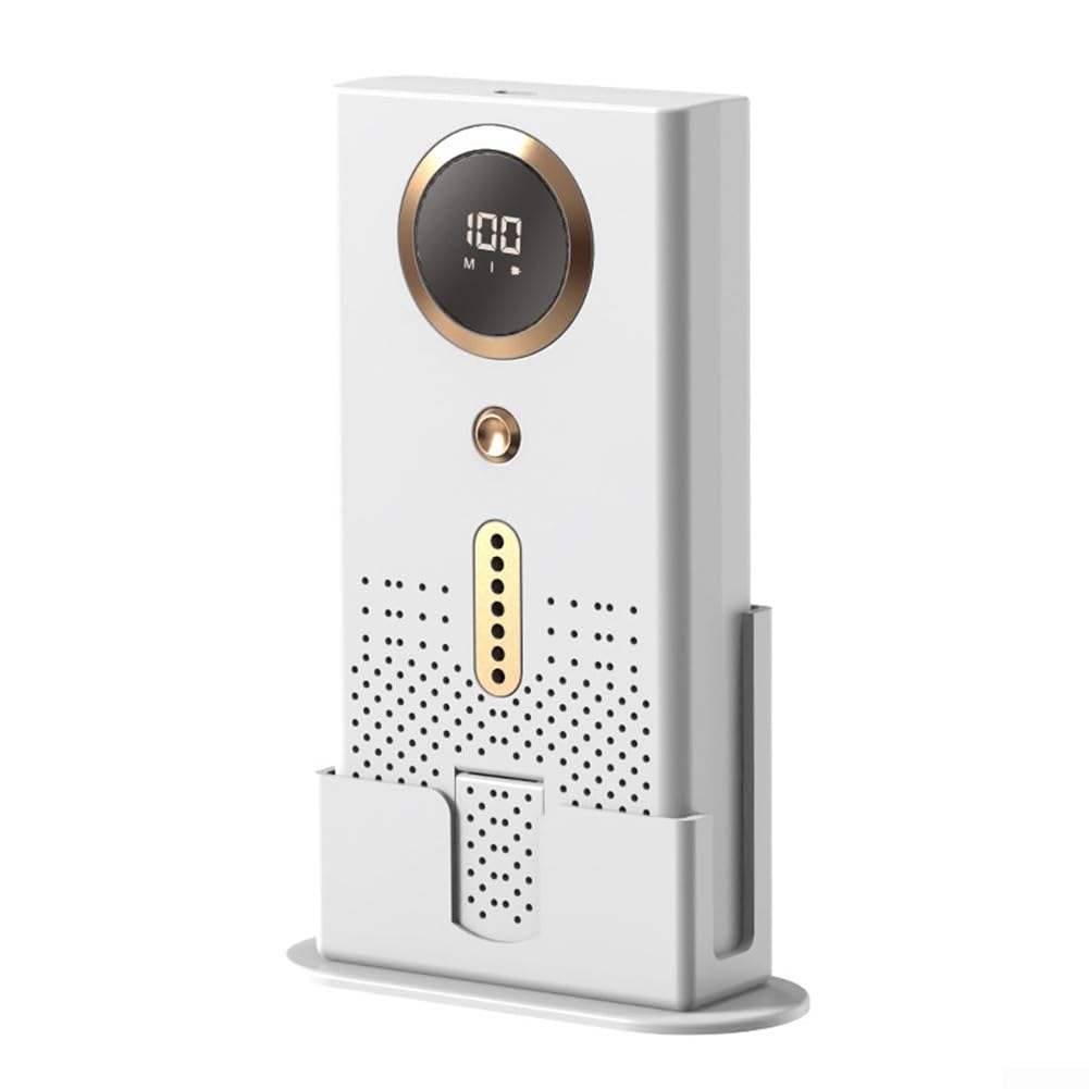 Purificateur d'air portable USB C1 rechargeable avec diffuseur d'arômes blanc et or