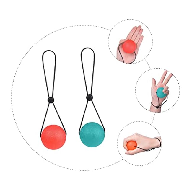 SAFIGLE 2pcs Professional Hand Exercise Ball for Arthritis Wrist Ball Grip Device