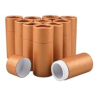 WANDIC Buizen van goudkleurig kraftkarton, 10 stuks, ronde