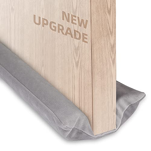 Twin Door Draft Stopper, 28-36 Under Adjustable Door Draft Blocker, Block 50% More Noise, Wind with 2 Foam Gap Seal, Energy Saving & Dust Proof (Gray) Twin Door Draft Stopper, 28"-36" Under Adjustable Door Draft Blocker, Block 50% More Noise, Wind with 2" Foam Gap Seal, Energy Saving & Dust Proof (Gray)