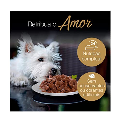 Ração Úmida Para Cachorros Cesar Sachê Cortes Selecionados Filé Mignon Adultos 85g