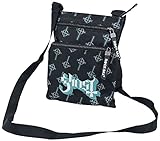 Ghost Crucifix Blue Unisex Umhängetasche schwarz 100% Polyester Band-Merch, Bands
