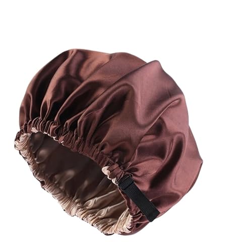 Bonnet de nuit en soie premium rond et satin soyeux