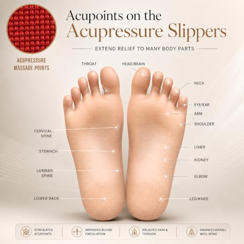 Image of ORTHO JOY House Slipper for Women's Care | Orthopaedic | Diabetic | Acupressure | Comfortable | MCR | Flip Flop Ladies and Girl's Home for Daily Use