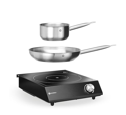 Plaque de cuisson à induction de table HENDI 230V 3500W en verre - 5