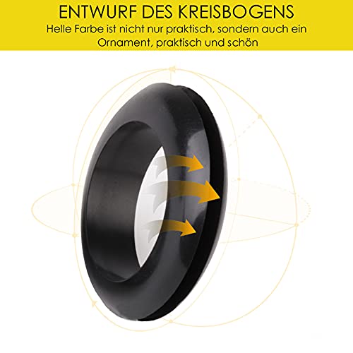 TAFAFTL 260 Pezzi Passacavi in Gomma, Anelli di