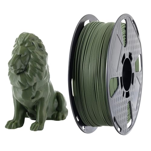 Image of CC3D PLA Max + Olive Green PLA Filament 1.75mm 1KG 3D Printer Filament FDM 3D Printing Material Pro Plus Olive Green Color