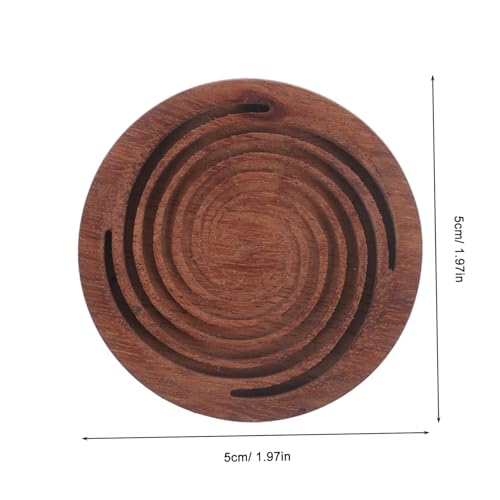 Difusor aromático eléctrico de madera para auto portátil miniatura 2