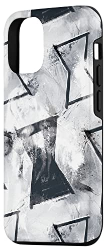 Iphone 12/12 Pro Marvel Black Widow Super Hero Hourglass Black And Silver Case #TOP1